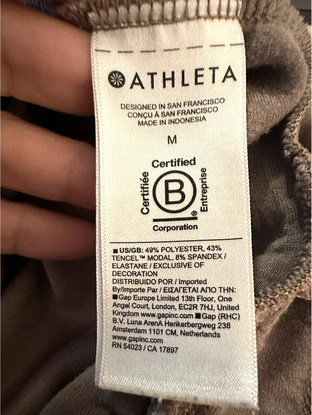 ATHLETA Seasoft Shorts Medium Tan Mid Rise Semi-Fitted Suede-Soft